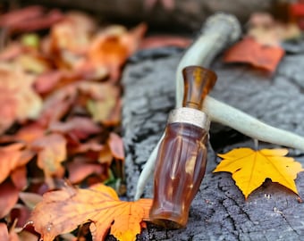 Acrylic and Maple fluted Duck Call