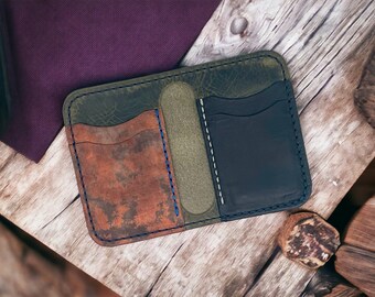 BM Mercury - Custom Minimalist Handmade Leather Wallet - No lining