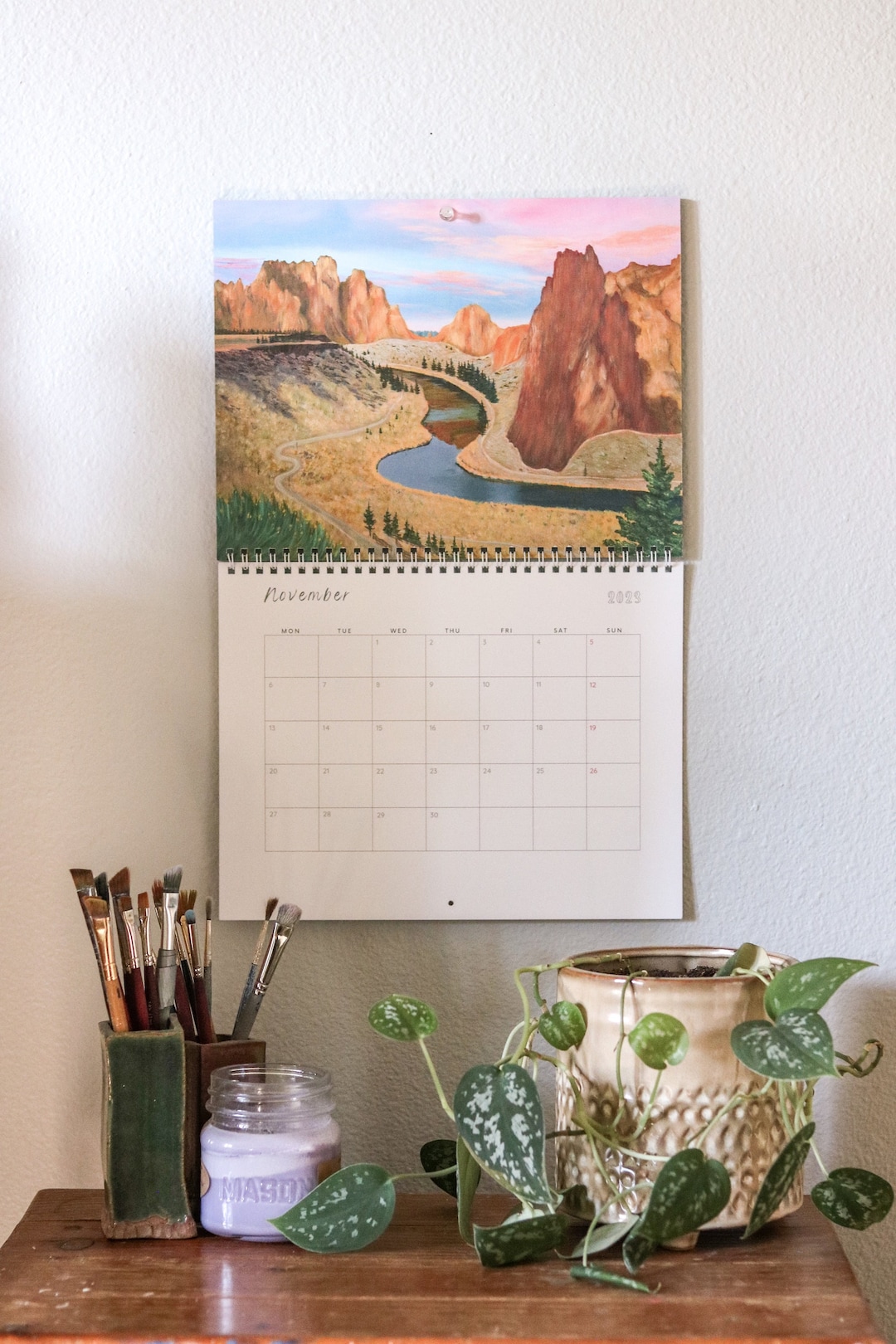 2023 Becca Klassy Paints Calendar Etsy