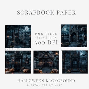Wizard House Halloween Castle | Scrapbook Halloween Background PNG |  Wizard Castle Clipart | Wizarding World | Wizard Magic School