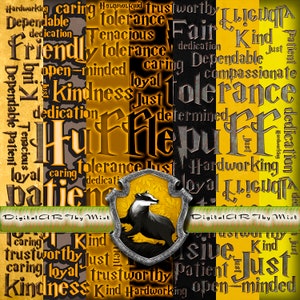 Magic Wizard Digital Scrapbooking Paper Instant Download | Incantations Spells in colors Magic House | in colors wizard school