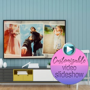 Custom Video Slideshow - Personalized Anniversary - Slideshow With Music - Memory Video Slideshow - Birthday Photo - Wedding Story - Photo