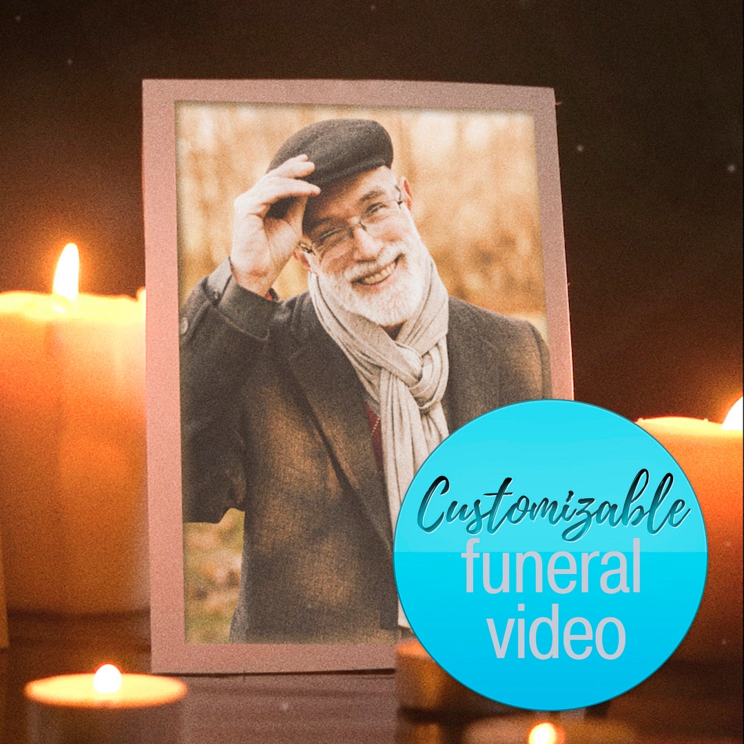 Memorial Funeral Video Presentation of Celebration of Life Etsy