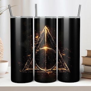 Magic Wizard School Bundle Tumbler Wrap | Skinny Tumbler Sublimation PNG Design | Halloween Wizard House  Digital Download Bundle 3 design