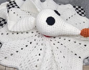 Crochet Baby Lovey- Zero Ghost