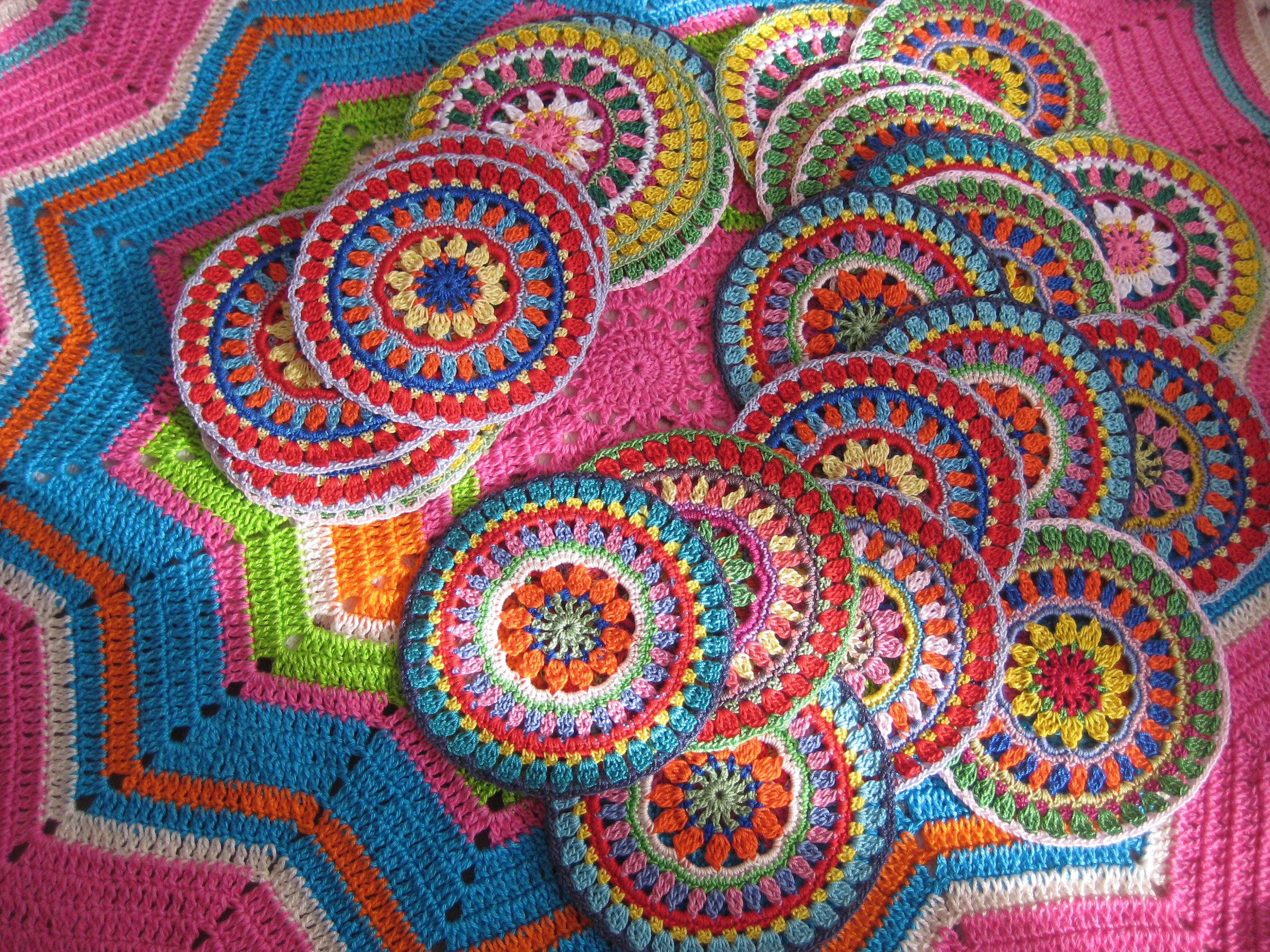 Set of 6 Coasters Crochet/100 Cotton Coaster Drinking Etsy