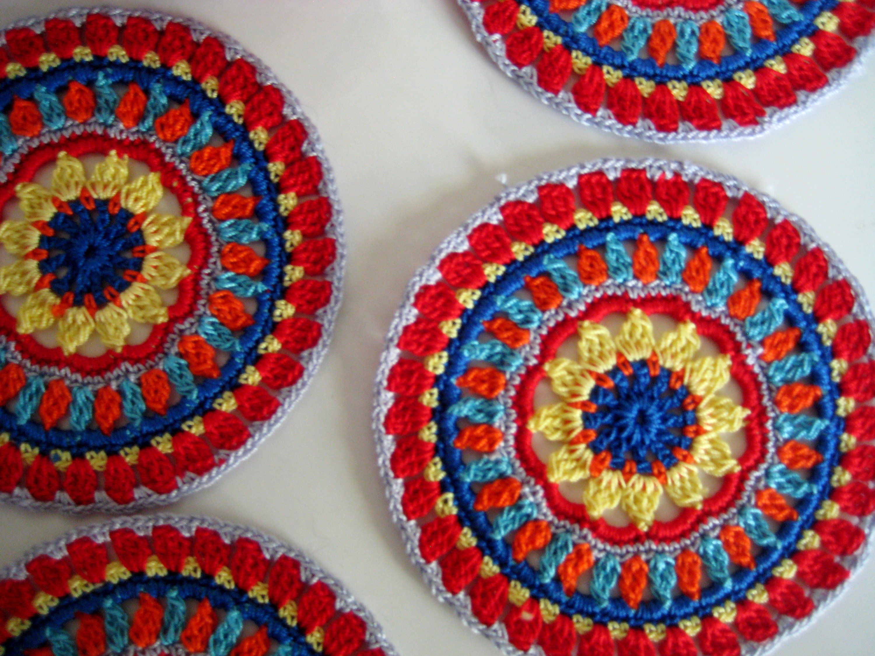 Set of 6 Coasters Crochet/100 Cotton Coaster Drinking Etsy
