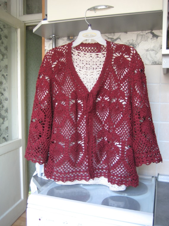 turquoise cropped cardigan