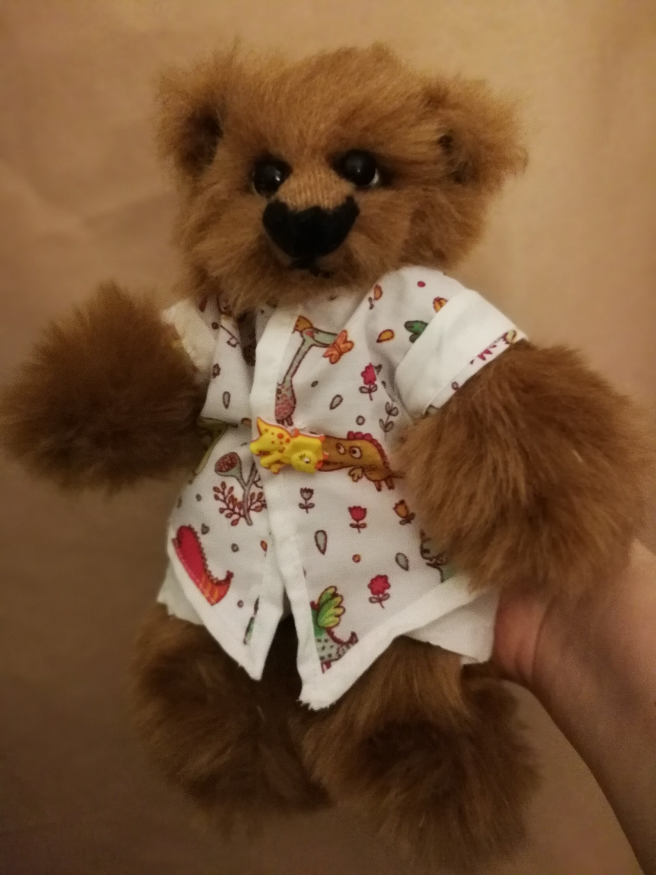 Adopting Edgar Bear Ooak One of a Kind Teddy Bear - Etsy Australia