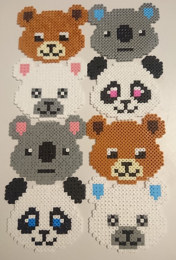 teddy bear perler beads
