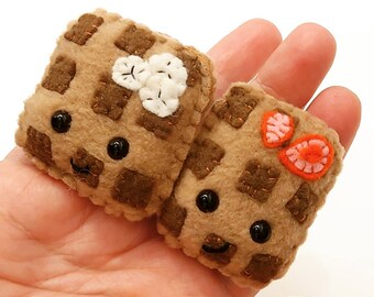 Waffle Plush Etsy