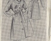 1960s Vintage Sewing Pattern B34 COAT (1209) Weldons 8025
