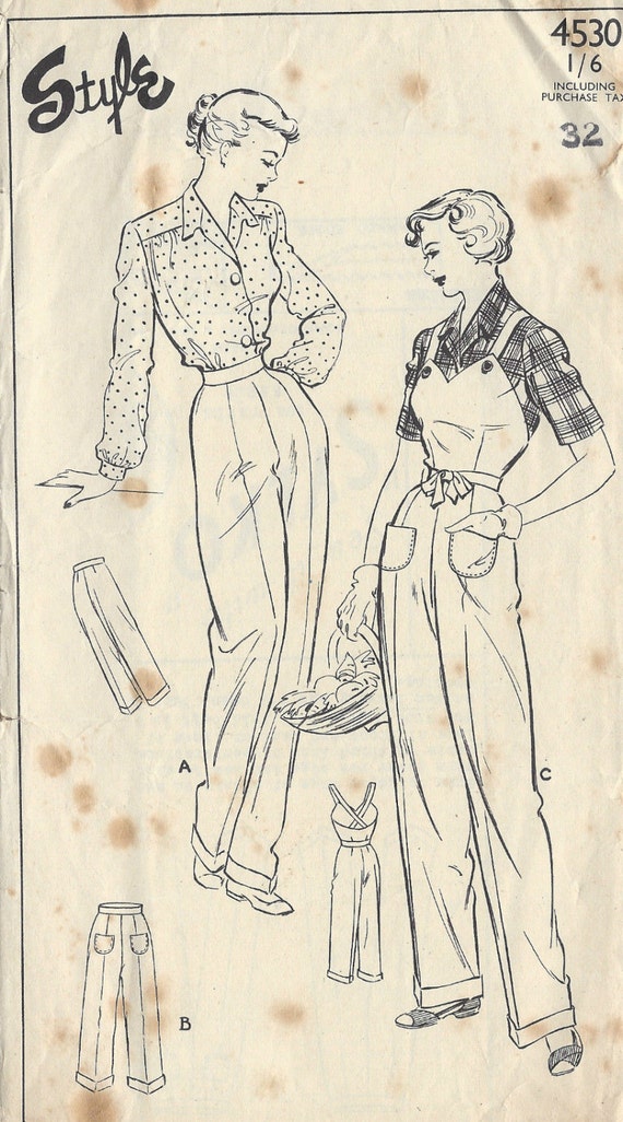1940's dungarees