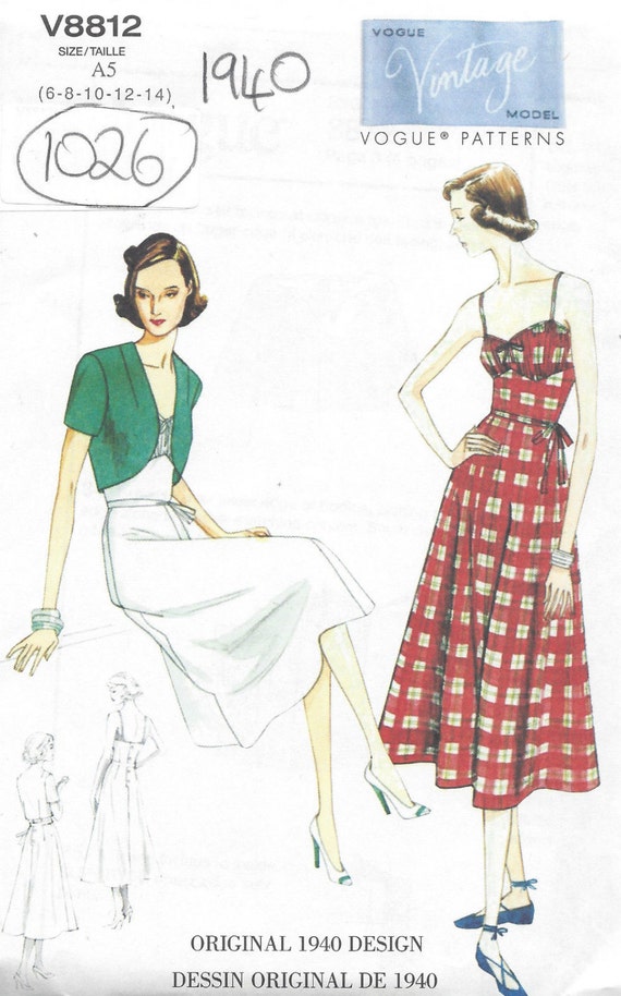 1940 vintage dress