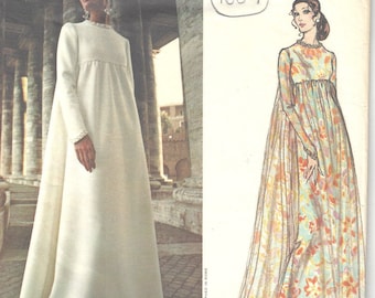 1971 Vintage VOGUE Sewing Pattern B36 EVENING DRESS (1669) Fabiani of Italy