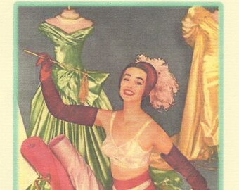 BOOKLET - 'A Guide to Fabrics when using Vintage Sewing Patterns' Compiled by The Vintage Pattern Store known as tvpstore on etsy