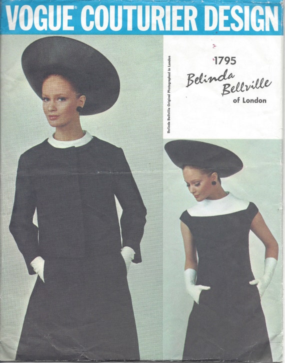 1960s Vintage Vogue Sewing Pattern 4 Dress Jacket 1033 Etsy Canada