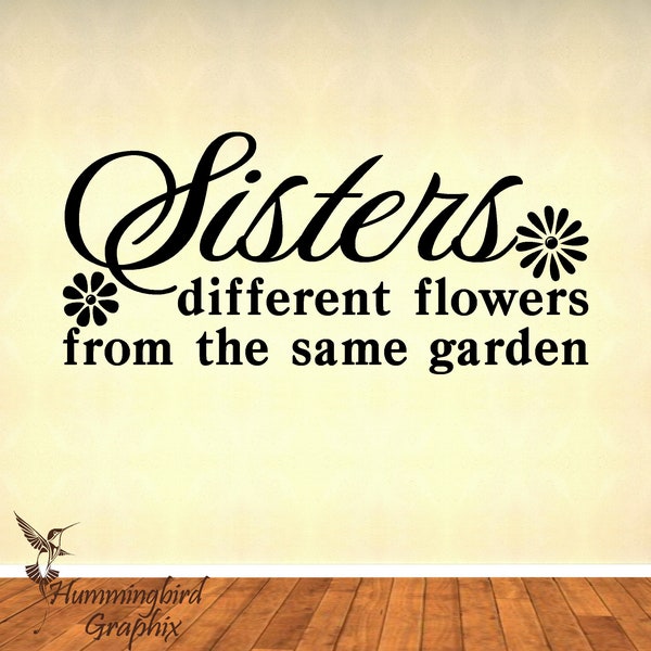 Buy Sisters Different Flowers From the Same Garden Svg Online In India