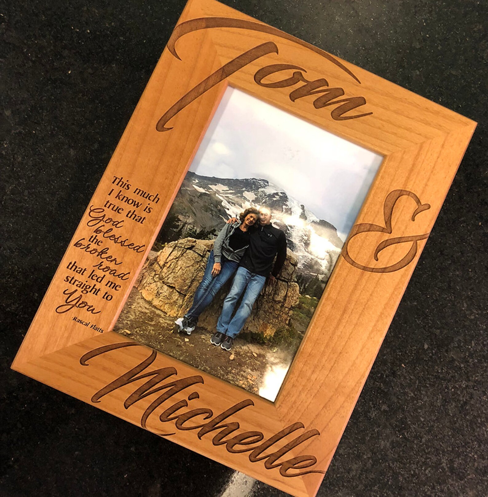 Personalized Picture Frame Custom Picture Frame Wedding Etsy