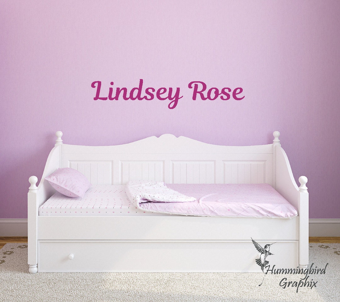 Personalized Name Wall Decal, Personalized Name Decor, Nursery Decal