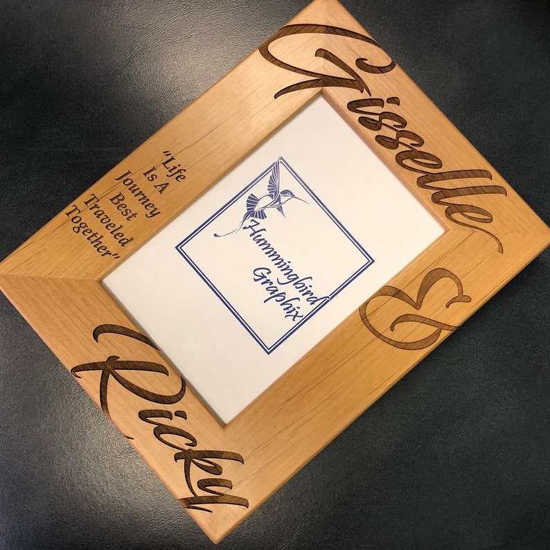 Life is a Journey Personalized Picture Frame Wedding Etsy