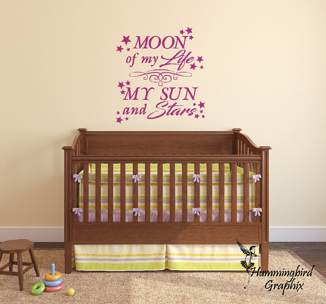 Game of Thrones Wall Decal Moon of My Life My Sun and Stars - Etsy