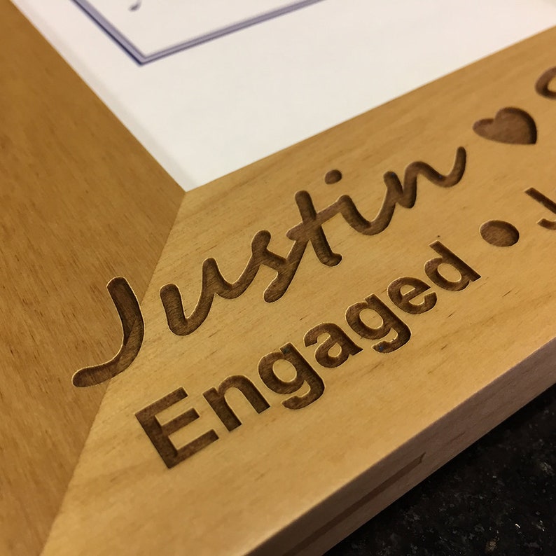 Life is a Journey Custom Engraved Frame Gift for Couple Etsy