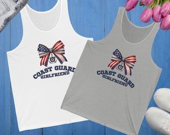 Coast guard girlfriend tank top, coastie girlfriend tanks, tank top for coast guard girlfriend, gifts for coast guard girlfriend, Coastie gf