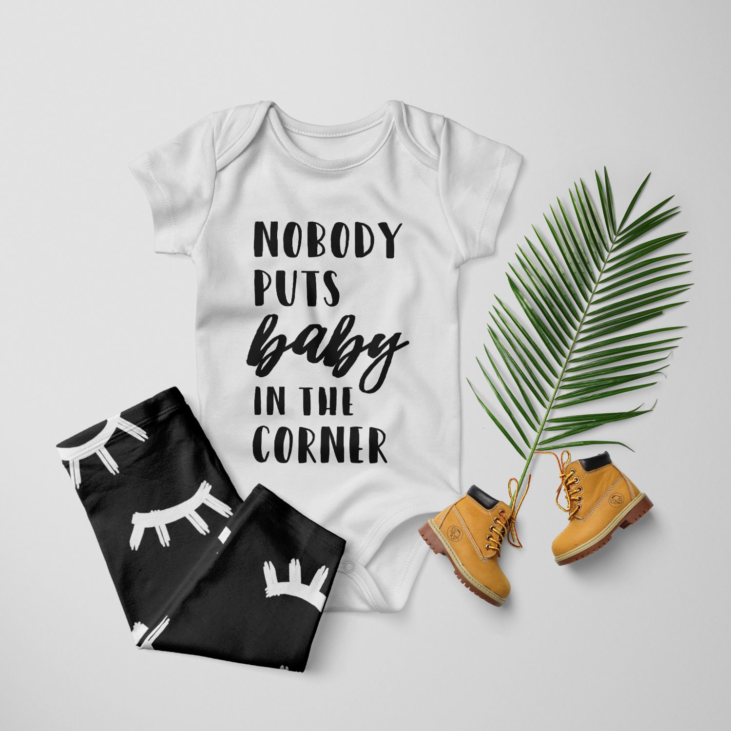 Nobody Put Baby In Corner Infant Bodysuit Funny Onesie Baby One