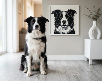 Custom Building Block Pixel Art Portrait - Personalized Brick Puzzle from Photo - Unique Gift - Custom Dog/Cat/Person Portrait