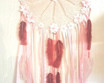 Dreamcatcher. Craftsmanship. Made in France. Home decor. Gift. Handmade. Boho style. Decor