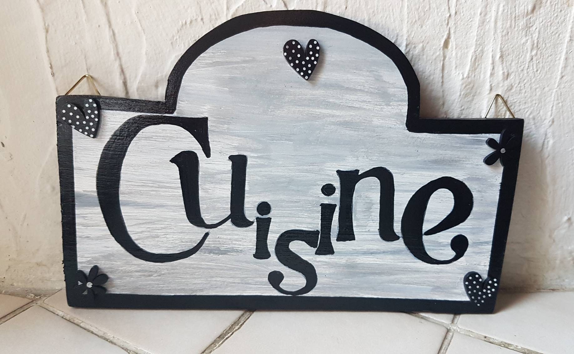 Plaque de Porte .cuisine. Decoration. Home Décor.lettrage.