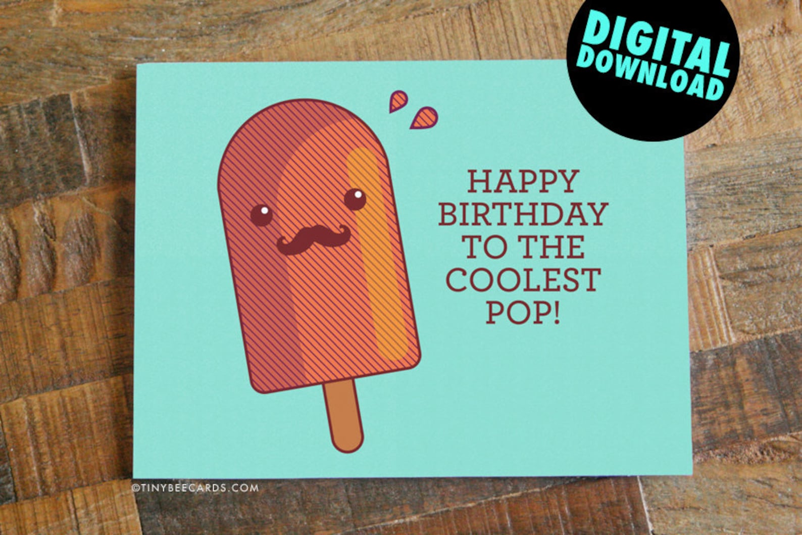 Printable Dad Birthday Card coolest Pop Digital Cards Funny Printable Dad Birthday Card coolest Pop Digital Cards Funny