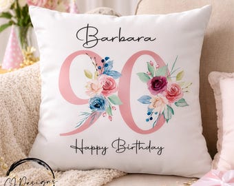 Fodera Per Cuscino Personalizzabile Con Arcobaleno E Testo A Scelta, Colore Naturale, SpecialMe