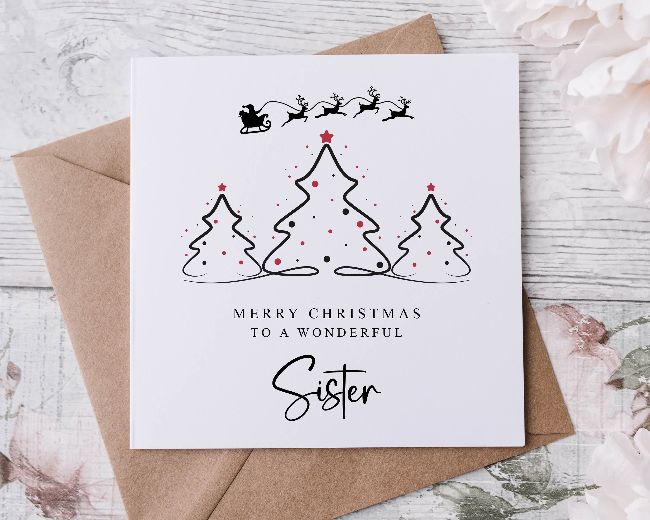 Sister cheap christmas cards