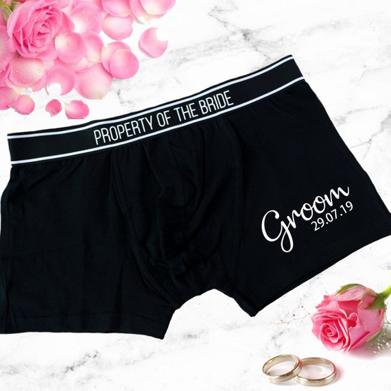groom boxer shorts