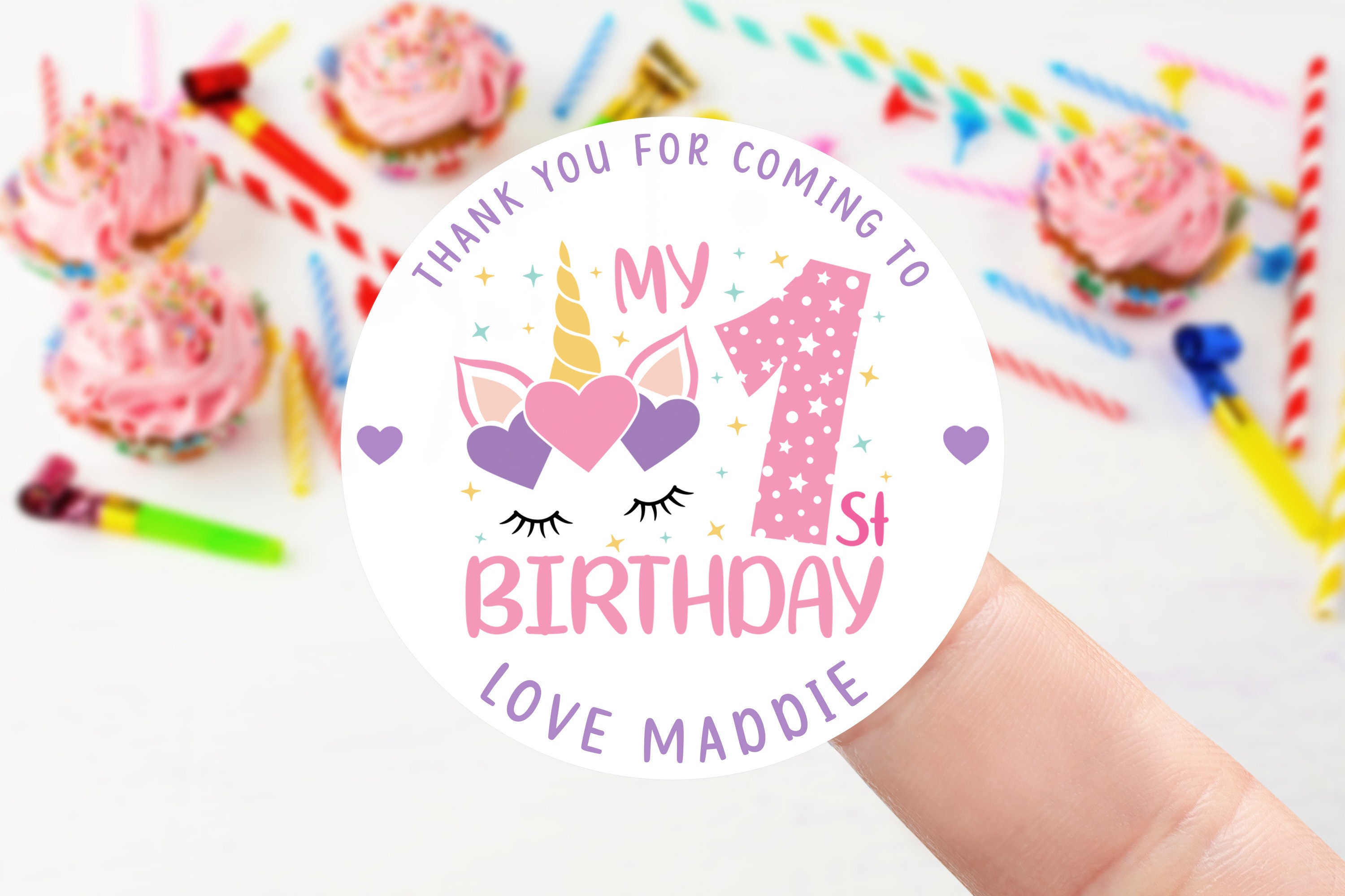 20 Sacchetti Per Dolciumi Con Unicorni - Happy Unicorn - Foto 3