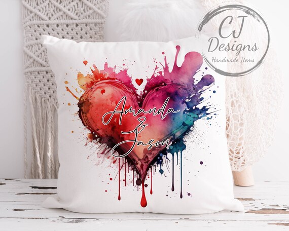 Cojín Corazón Personalizable ⭐