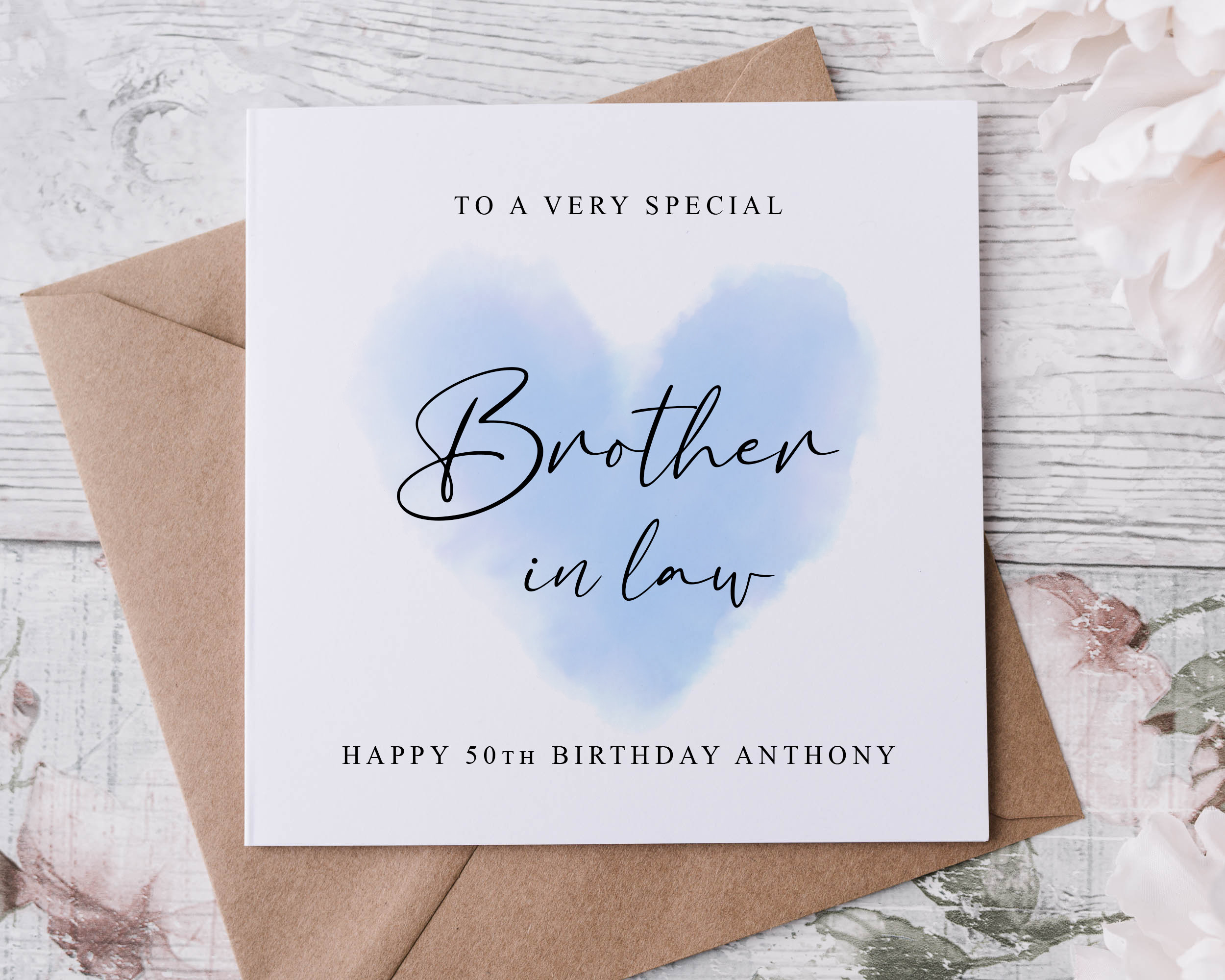 Biglietto Buon Compleanno Tema Generico Blue - Parole Di Carta, image size:2500x2000