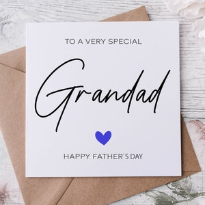 Biglietto per la festa del papà del nonno, speciale nonno papà papà nonno