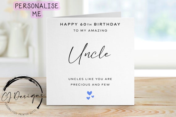 Biglietto Di Auguri Personalizzato Per Il Compleanno Dello Zio - Foto 11