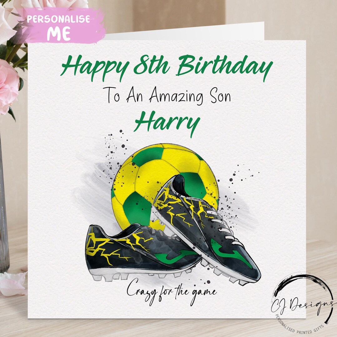 Quitting Hollywood Biglietto D'Auguri Calcio Per Bambini, Con Busta, Formato 15x18cm, Carta FSC