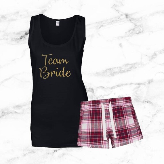 team bride pyjamas