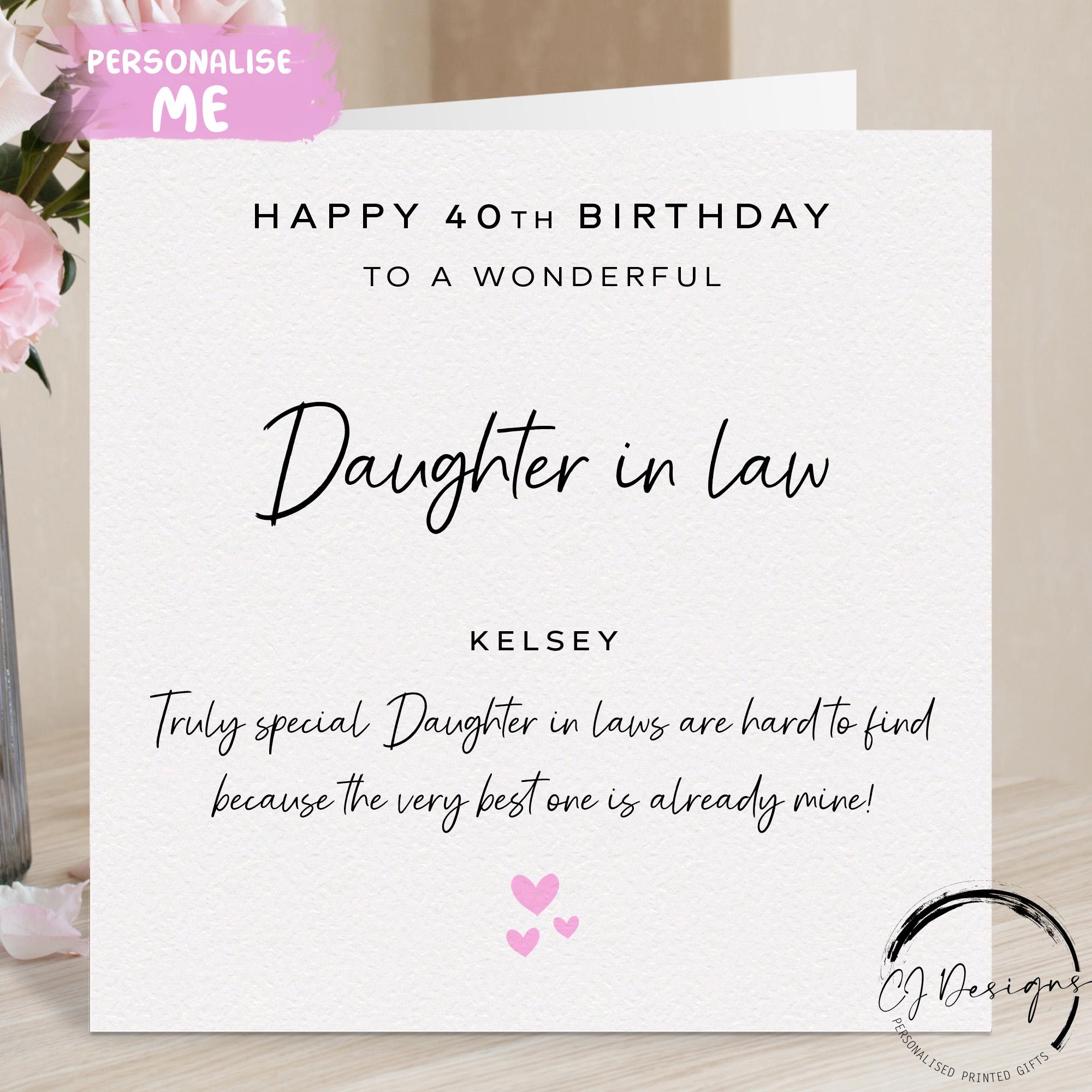 Carta Auguri Famiglia Biglietto Di Compleanno Per Nuora - Divertente Con  Adesivi Biglietto Compleanno, image size:2000x2000