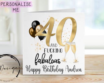 Biglietto di auguri per il compleanno del marito con gemma nera e oro per 80 anni, biglietto di auguri per il compleanno del marito con diamante per 80 anni, ottantesimo compleanno del