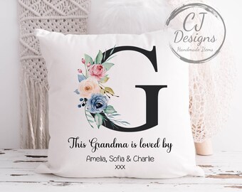 Personalised This Grandma Is Loved By Cushion Cover, Grandma Gift, Home Decor