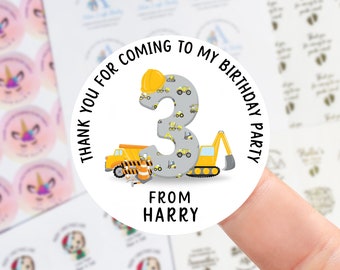 Pre-filled Party Sweet Cones with Personalised UNICORN BLUE STICKER party bags