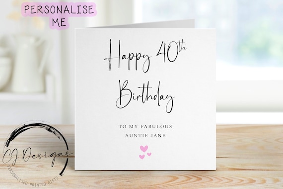 Auntie 30th gifts deals