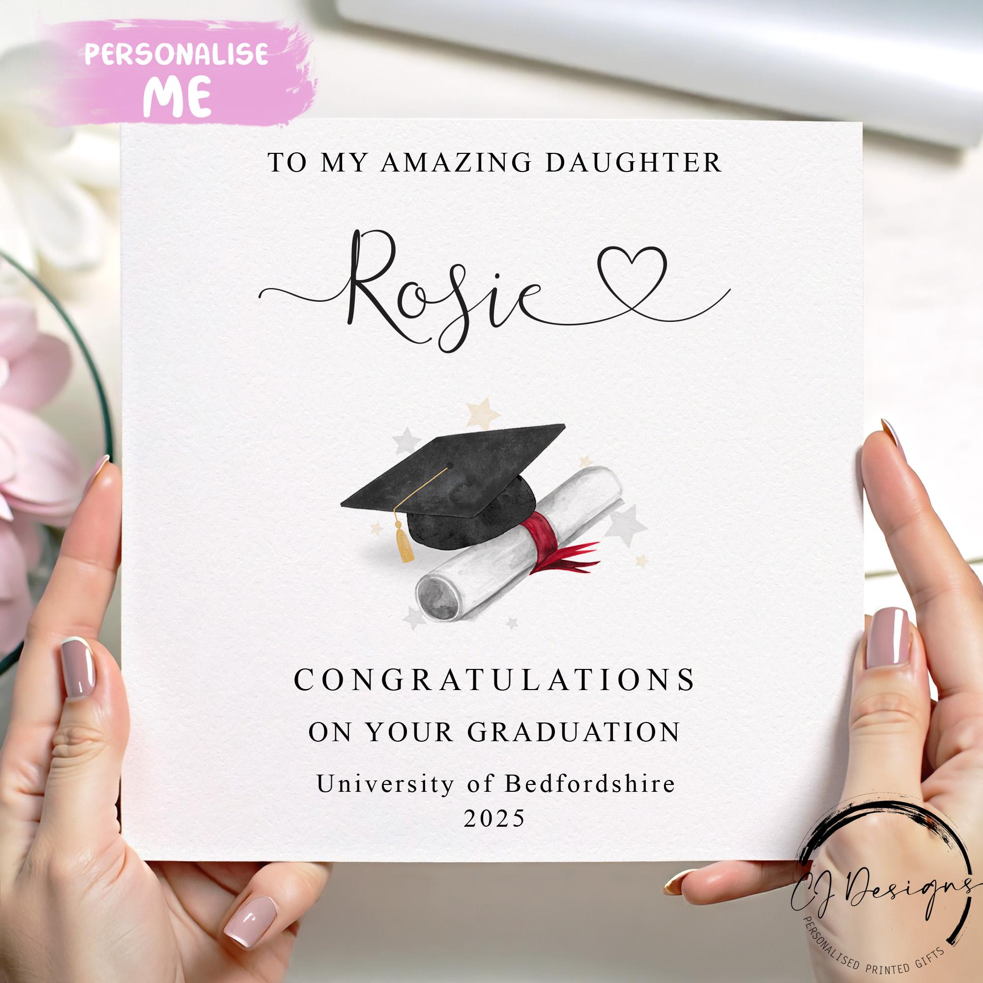 Modern Custom Graduation Card | EZ Prints