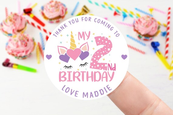 Personalised Pink Pamper Party Bag Stickers – Thank You Sweet Cone Labels (Elsie Beau)-1145622